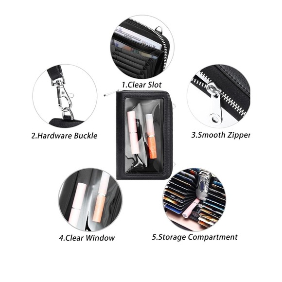 Pink Women Cross-Body Cell Phone Purse Wallet Bag Shoulder Strap Gift Boxed - Picture 7 of 7